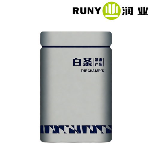 Элегантная жестяная банка для чая с крышкой