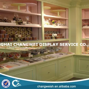 chocolate display floor stand and shelf