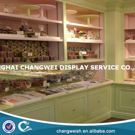 chocolate display floor stand and shelf
