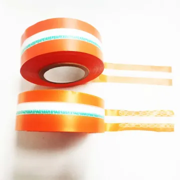 PO security tape for bag sealing without adhesive