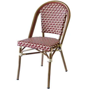 Antique Bamboo Rattan French Dining Chair