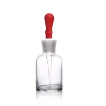 Clear Glass Dropping Bottle with Pipette 250ml