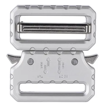 Premium Metal Outdoor Utility Belt with Quick Release Buckle and Adjustable Tactic Side Release Buckles - 39mm Wide
