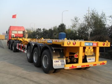 CIMC 2axles 20ft/40ft Skeleton Trailer And Truck Trailer Chassis