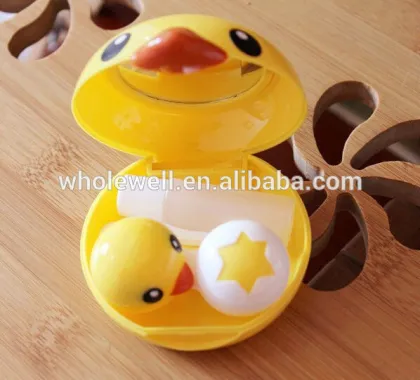 Contact Lens Case, yellow duck contact lens box,contact lens mate case,contact lens mate box