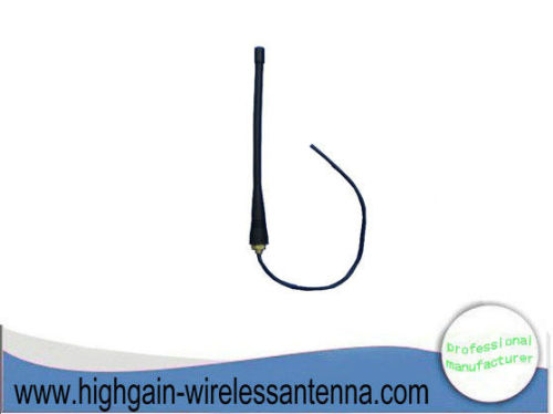 2dbi 2.4 Ghz Wifi Rubber Whip Antenna With Sma Male Connector For Wireless Router / Card