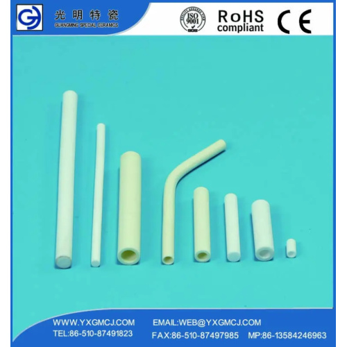 Customized Wear Resistant ZrO2 Zirconia Ceramic Tube