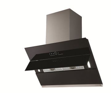 Auto Slide Open Rise Kitchen Side Suction Hood Chimney Canopy
