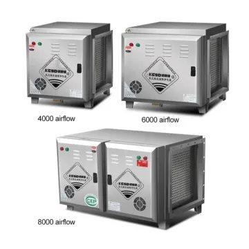 CE Barbecue BBQ Grill Exhaust Filter Electrostatic Oil Mist Precipitator Esp Smoke Filter Restaurant Fume