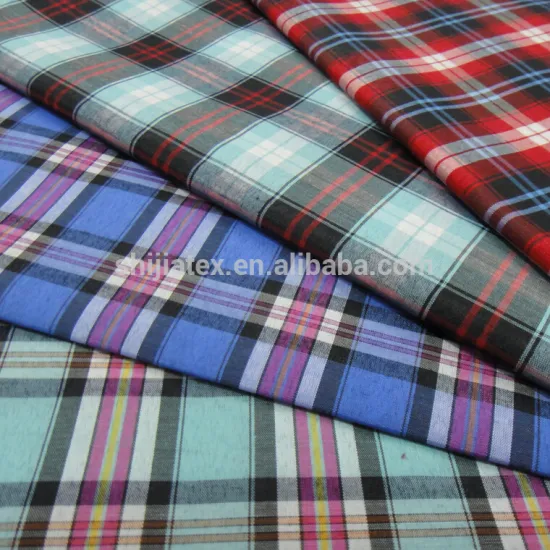 Yarn dyed check fabric tttc multicheck