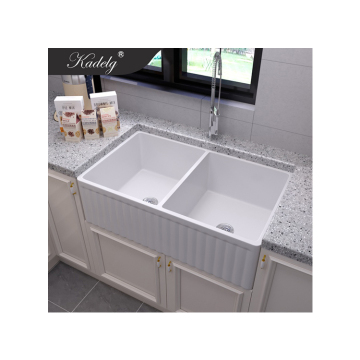 33 Double Bowl Farmhouse Apron Front Kitchen Sink