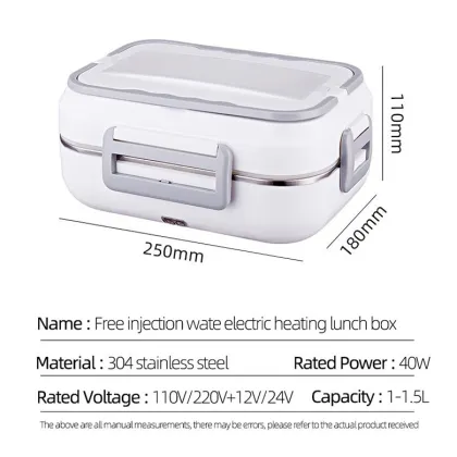 Steamed Rice Magic: Intelligent Electric Heating Lunch Box - 3 in 1 Portable Electric Lunch Box