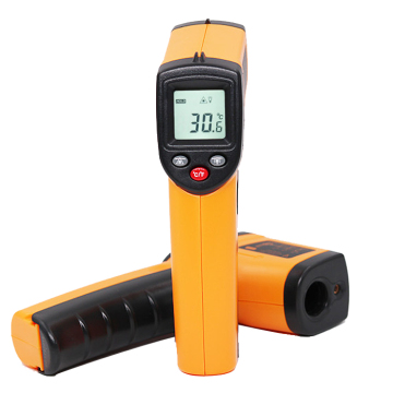 Backlight Industrial Temperature Gun: Non-Contact Digital Thermometer with Laser and LCD Display