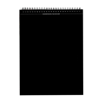Custom Art Drawing Book with Black Sketch Paper and LOGO for Designers