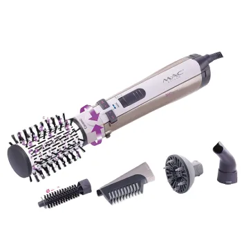 Professional Hair Straightener Brush with Removable Comb