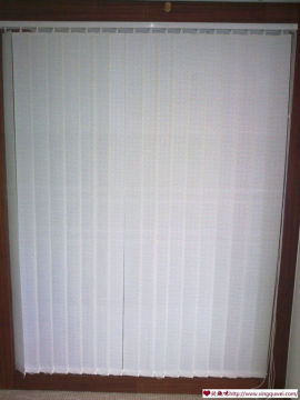 127mm Fabric Vertical Window Blinds Blackout Manual Sunscreen