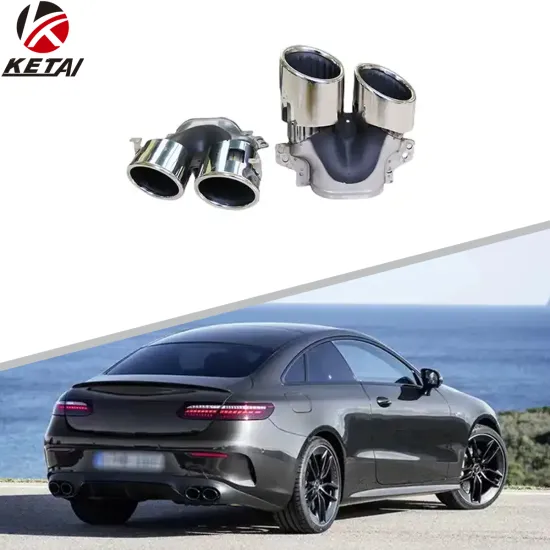 High-Quality E53 Style Auto Body Accessories Tail Pipe for BENZ W213 2021+