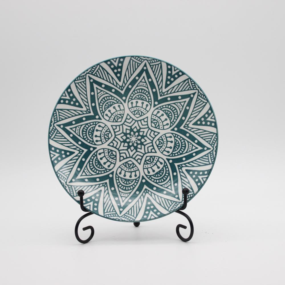 European Style Kaleidoscope Pad Printing Tableware 3