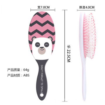 Animal Printed Hair Brush with Square Shape Airbag Comb