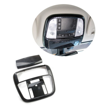Carbon Fiber Roof Reading Light Lamp Cover Trim for Dodge Durango 2014-2020