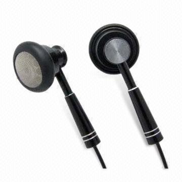 Wired Metallic Earphones with 115dB/mW Sensitivity and 15mm Driver