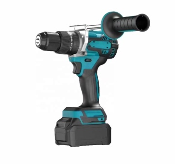 21V Electric High-Torque Brushless Lithium-Ion Battery Charger Cordless Drill with 13mm Chuck and Mini Impact Screw Driver Function