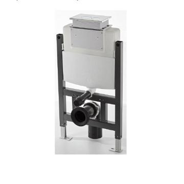 Water Saving Concealed Toilet Carrier Frame with Dual-Flush Tank for Villa Pre-Wall Installation Systems