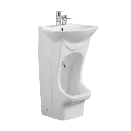 Integrated Urinal Sink Combination Ablution Basin for Muslim Ritual Purification
