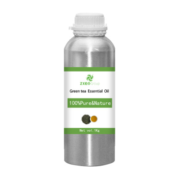 Té verde 100% puro y natural Aceil esencial de alta calidad Aceite esencial de bluk al por mayor para compradores globales El mejor precio