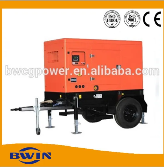 80kW 100kVA Trailer Portable Diesel Generator