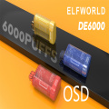 Benutzerdefinierte Vape Stift ElfWorld DE6000 Einweg