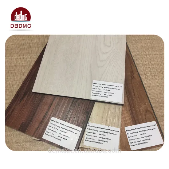 Healthy Deep Embossed High Strength Spc Vinyl Plank Flooring