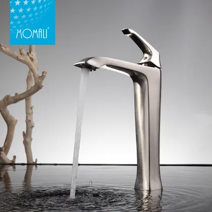 2016 Hot Sale Online Shopping Nickel Brushed Basin Faucet Counter Top Wash Basin Faucet