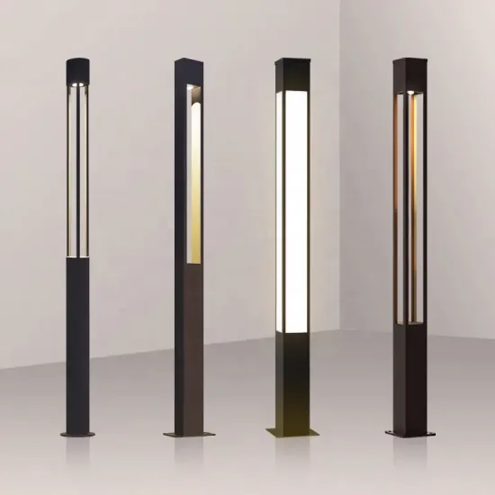 Modern Outdoor Courtyard Lamps: Waterproof Street Lighting and Lamp Posts
