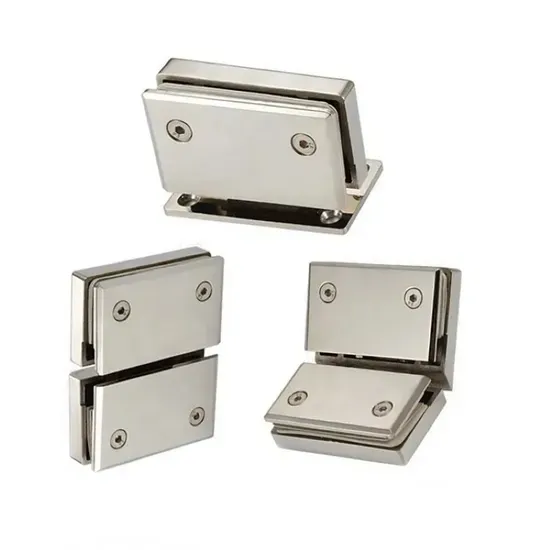 Elegant Shower Glass Door Hinge in Stainless Steel
