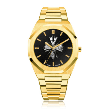 New Fashion Skeleton Style Mens SS Automatic Watch