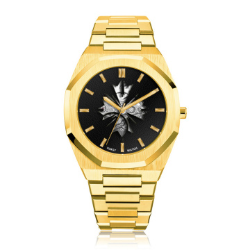 New Fashion Skeleton Style Mens SS Automatic Watch