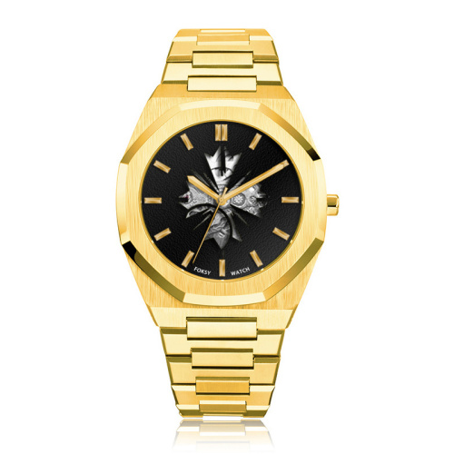 New Fashion Skeleton Style Mens SS Automatic Watch