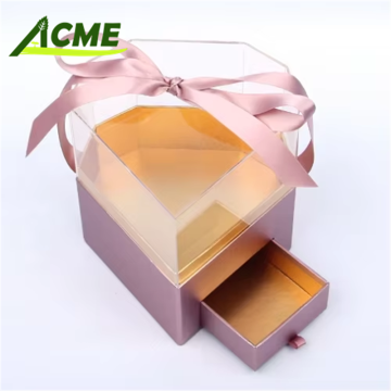 Transparente Acrylrose -Geschenkbox - Großhandel Luxus Valentinstagsblumen