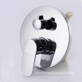 Modern Chrome In-Wall Single Handle 2-Function Concealed Shower Control Valve (ZY-VQ77C)