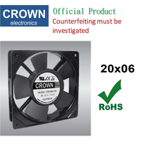 Crown120x25 waterproof AC Axial Fan V3 laptop