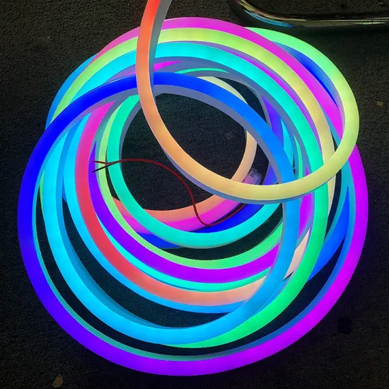 IP67 Waterproof Digital RGB Silicone Neon Light Strip for Outdoor Use