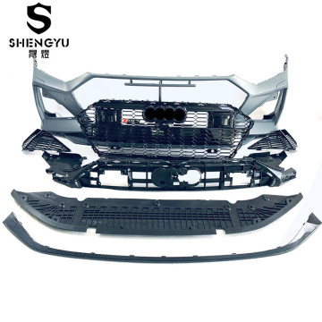 Kit Peningkatan Wajah Depan Kereta: Gaya RS7 untuk Audi A7 2019-2021 (bumper, gril, bibir)