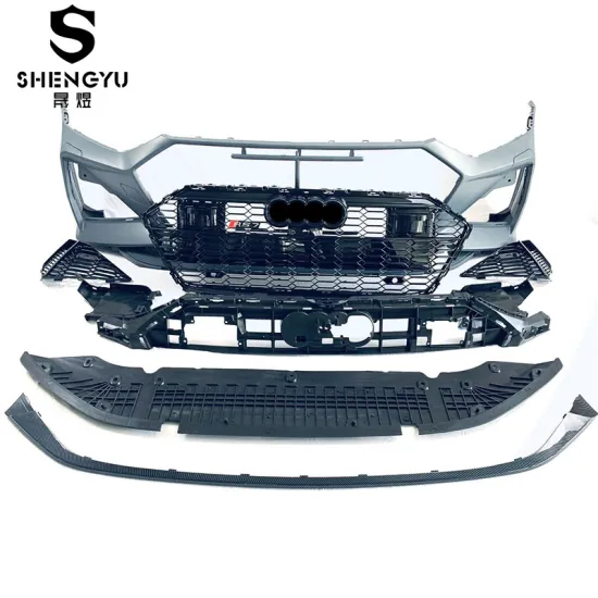 Car Front Face Upgrade Kit: RS7 Style for Audi A7 2019-2021 (Bumper, Grille, Lip)