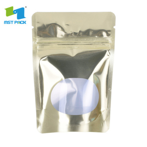 plastic stand up pouch with zipper