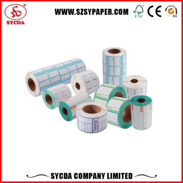 Thermal Self-Adhesive Label with Glassine Backing Paper