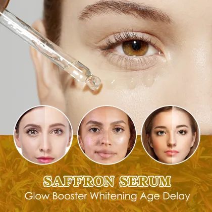 Wholesale Saffron Brightening Serum Smoothing Essence - OEM/ODM Face Serum Skin Care