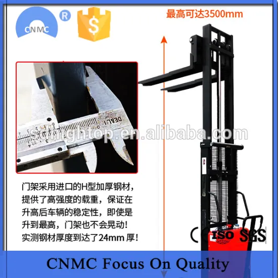 Warehouse Pallet Truck Full Electric Pallet Stacker