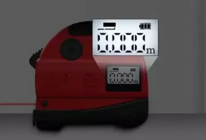 Construction tools digital laser tape measure electric laser level tape measure