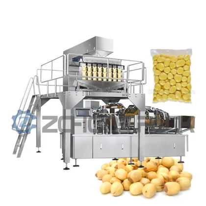 Automatic Multi-Function Rotary Vacuum Packing Machines for Food Packaging